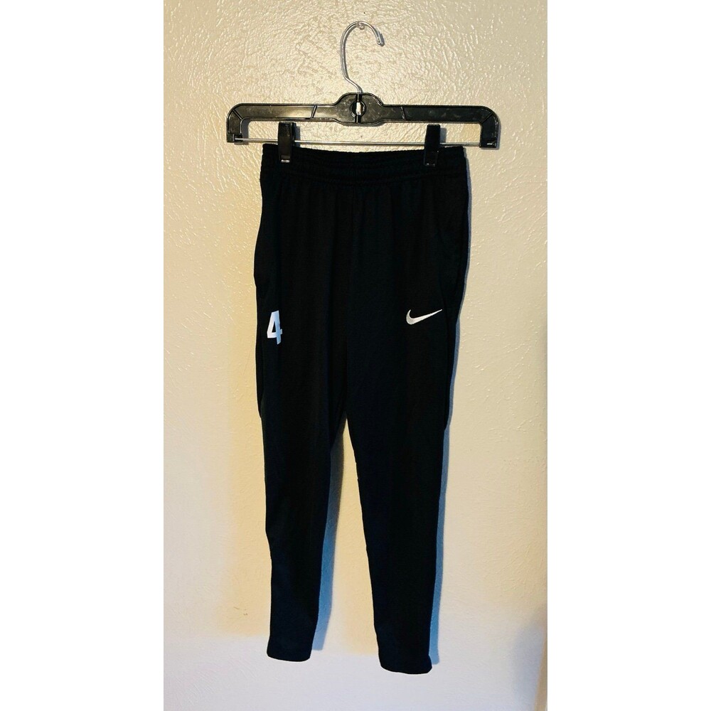 Boy’s Size M Nike Dri-Fit “#4 Nike Check” Joggers in Black/White